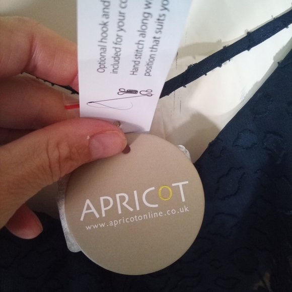 APRICOT Navy High Low Dress - Picture 2 of 6